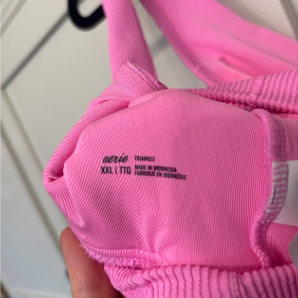 Aerie Ribbed Triangle Bikini Top - Picture 3 of 4